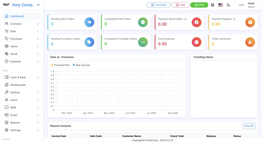 Holy Insecticides Sales System preview