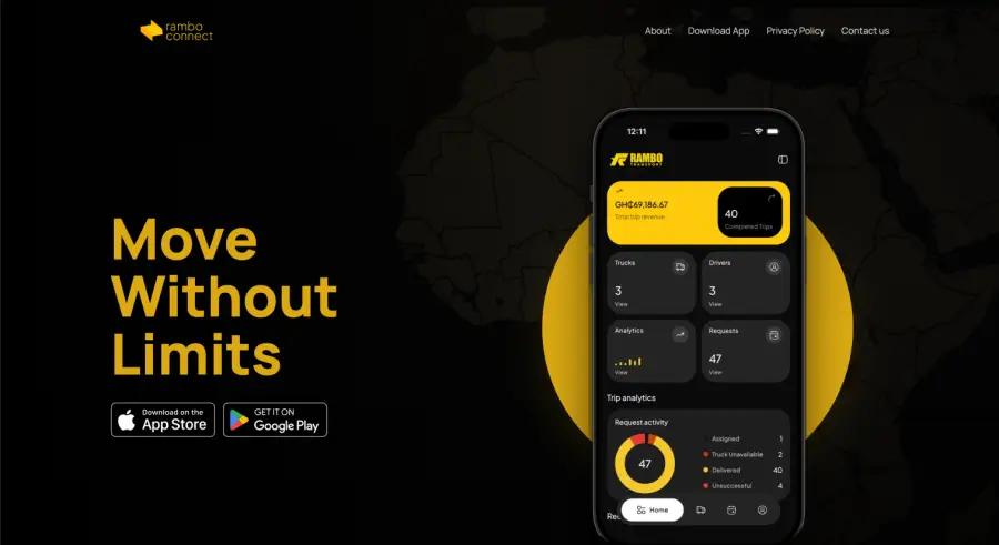 Rambo Connect Website preview